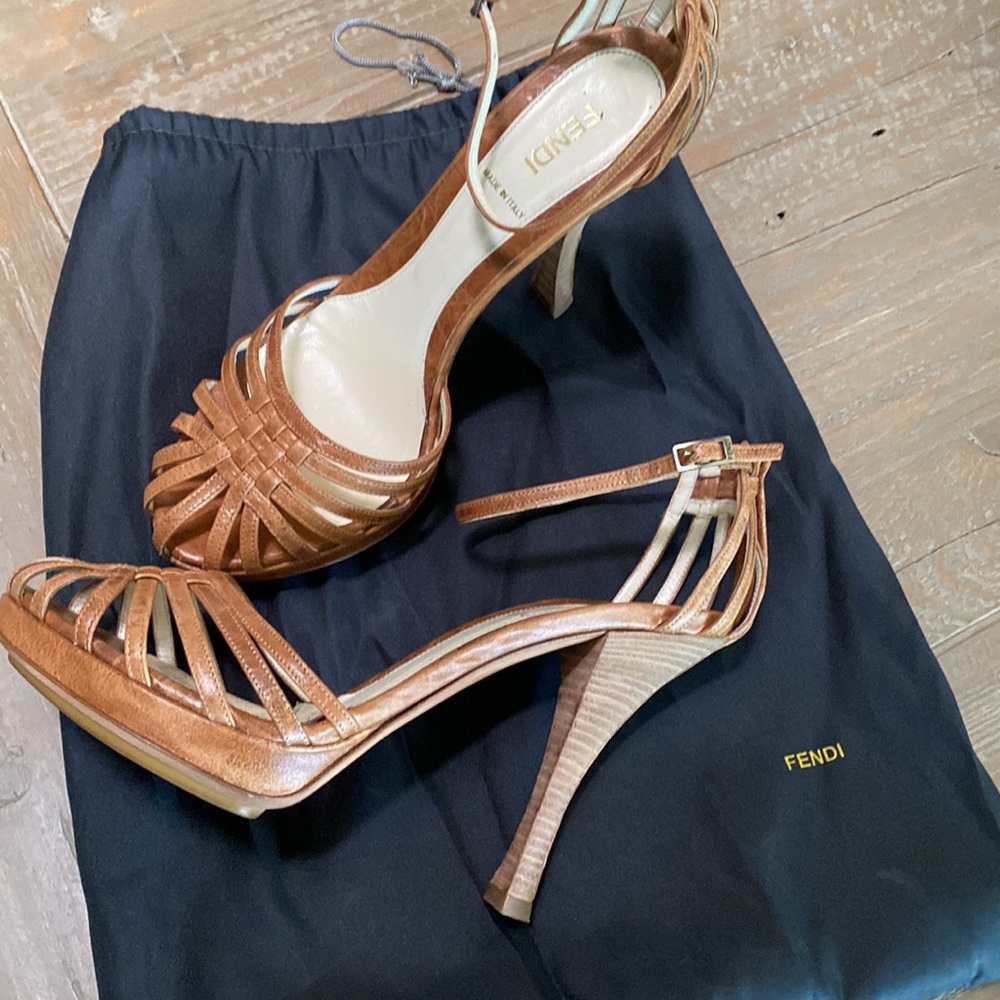 Fendi Capra Sandals | Size 8.5